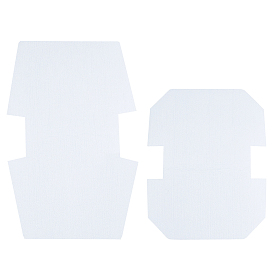 CHGCRAFT 2 Sets 2 Style Non-woven Fabrics Felt Pad & Resin Net, Bag DIY Accessories