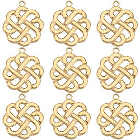 10 шт. ионное покрытие (ip) 201 подвески из нержавеющей стали, 