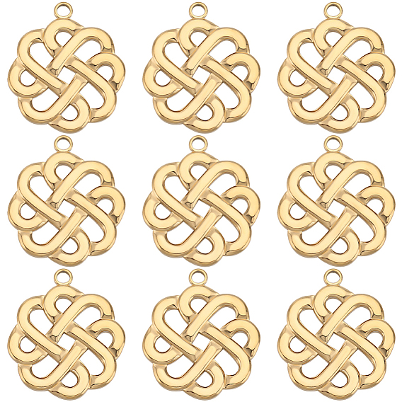 10 шт. ионное покрытие (ip) 201 подвески из нержавеющей стали, 