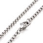 201 Stainless Steel Chain, Zinc Alloy and Glass Pendant Necklaces, Eye