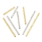 Brass Beads, Twisted Tube, Rack Plating, Long-Lasting Plated, Lead Free & Cadmium Free