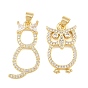 Латунные микро проложить кубического циркония подвески, долговечный, стойки покрытие, без свинца и без кадмия, реальный 18 k позолоченный