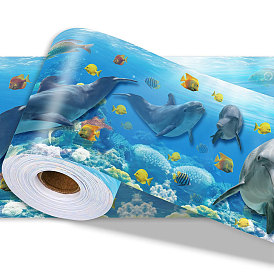 5m ПВХ наклейки, прямоугольные, наклейки для бордюров обоев