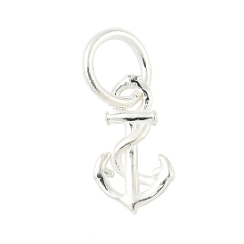 925 подвески в виде якоря из стерлингового серебра, с прыжковых колец