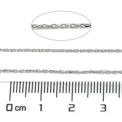 304 Stainless Steel Cable Chain, Unwelded, with Spool