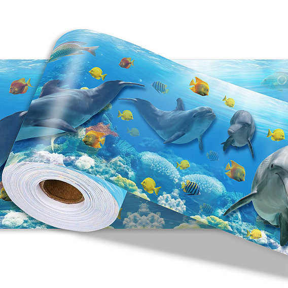 5m ПВХ наклейки, прямоугольные, наклейки для бордюров обоев