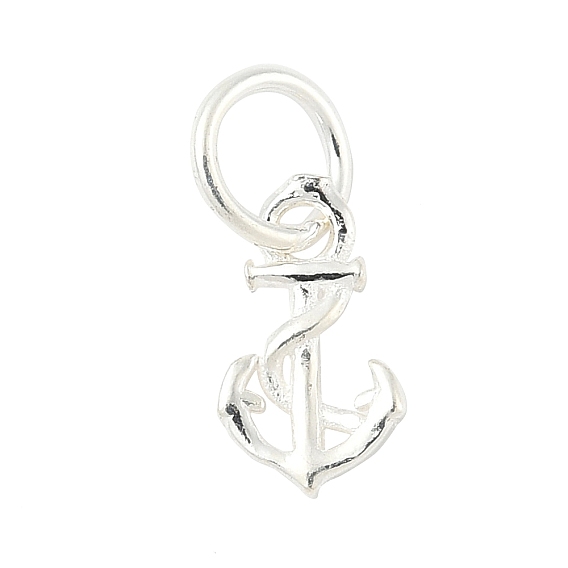 925 подвески в виде якоря из стерлингового серебра, с прыжковых колец