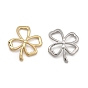 Brass Pendants, Clover Charms