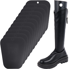 Пластиковые вставки для формовки ботинок, сапоги высокая поддержка, случайные узоры или отсутствие узора, трапециевидные