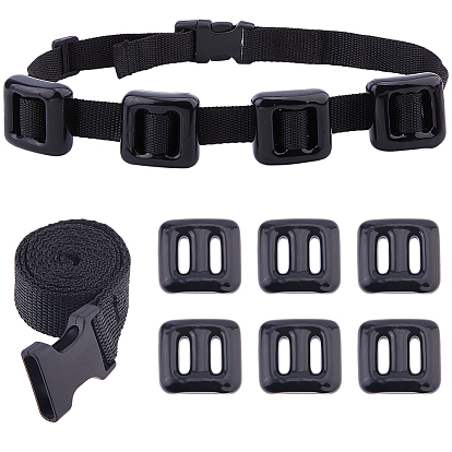 6Pcs Lead Weights, Dive Weights, with 1 Set Polyester Diving Weight Belts & Plastic Clasps for Scuba