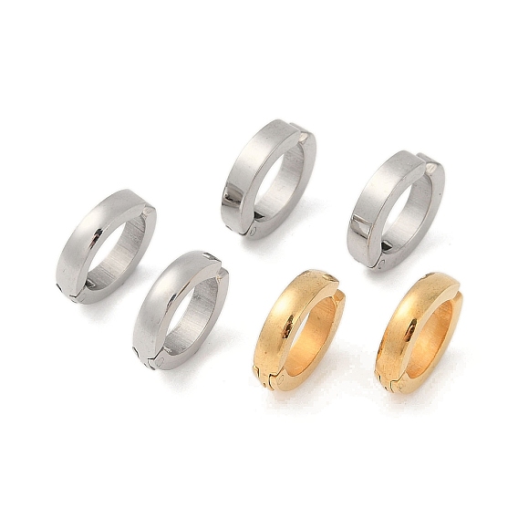 Ионное покрытие (IP) 304 Непрокалывающие клипсы из нержавеющей стали, кольцо