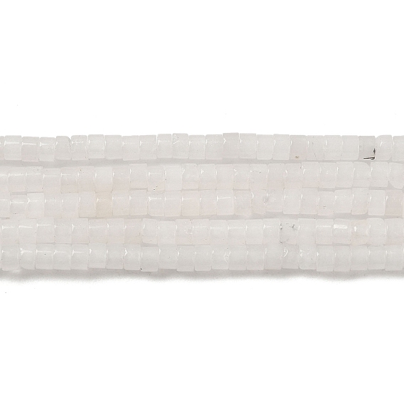 Бусины из натурального белого нефрита, диск, Heishi бусы