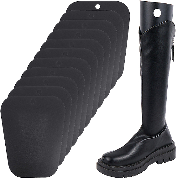 Пластиковые вставки для формовки ботинок, сапоги высокая поддержка, случайные узоры или отсутствие узора, трапециевидные