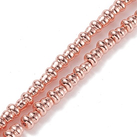 Немагнитные синтетический гематит бисер пряди, гальваническое покрытие (сохранение цвета 1 год), Горлянка