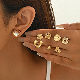 Латунь серьги, реальный 18 k позолоченный