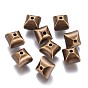 Ccb perles en plastique, cube, 11x11x10mm, Trou: 2mm