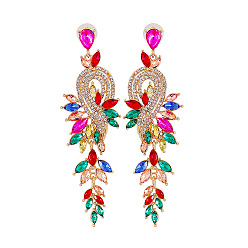 Boucles d'oreilles en diamant étincelant pour femmes - bijoux élégants et chics