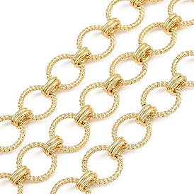 Латунные текстурированные кольцевые цепи, с катушкой, несварные, без свинца и без кадмия, долговечный, без свинца, без никеля и без кадмия