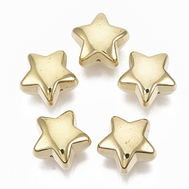 Ccb perles en plastique, étoiles