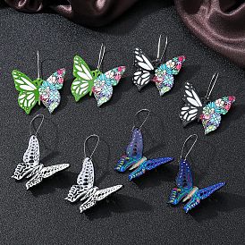 Bohemian Ethnic Style Butterfly Earrings Acrylic Fashion Dangle Jewelry