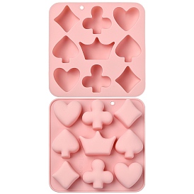 2 шт. силиконовые формы на тему покера