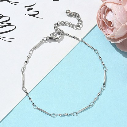 304 браслеты из витой цепочки из нержавеющей стали для женщин