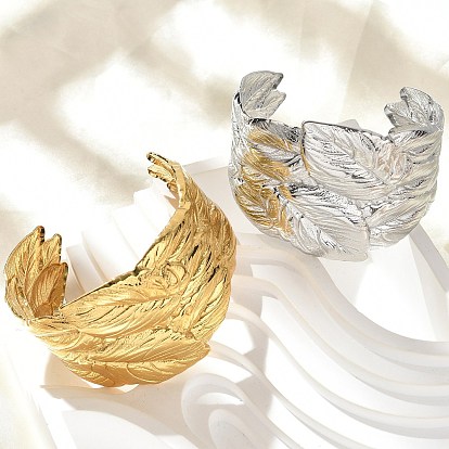 304 женские браслеты-манжеты из нержавеющей стали, лист