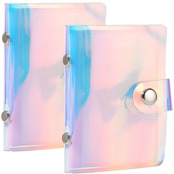 2мини-книжка-держатель для фотокарт из ПВХ, прямоугольные