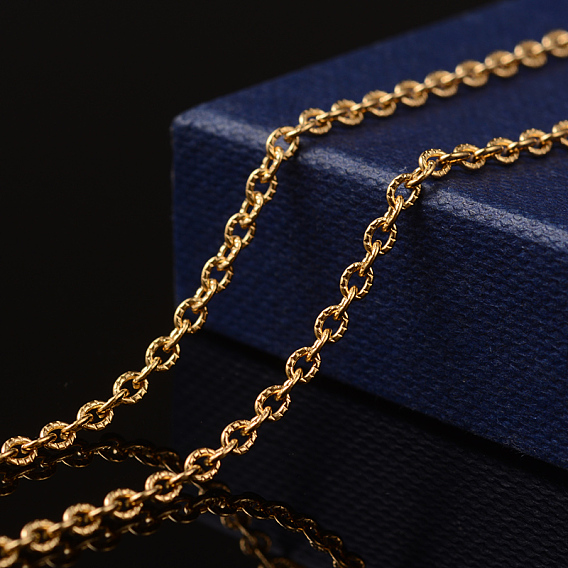 Ионное покрытие (ip) 304 кабельные цепи из нержавеющей стали, , несварные, с катушкой, овальные