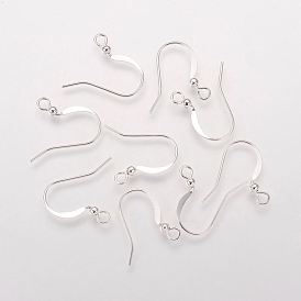 Crochets d'oreille en laiton, sans cadmium et sans nickel et sans plomb, avec des perles