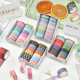 12 рулоны декоративных бумажных лент в стиле ретро, цветочные клейкие ленты, для поделок скрапбукинга поставьте подарочное украшение