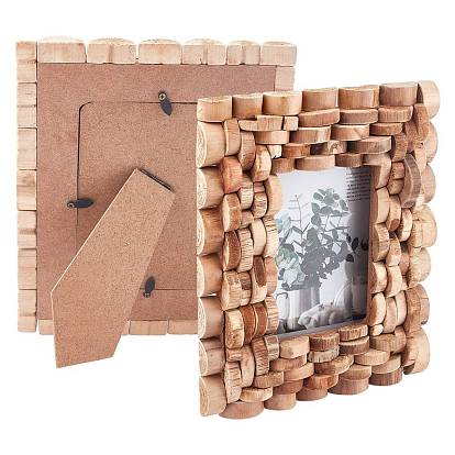 Naturholz Fotorahmen, für Tabletop Display Fotorahmen, Rechteck