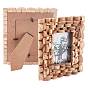Natural Wood Photo Frames, for Tabletop Display Photo Frame, Rectangle