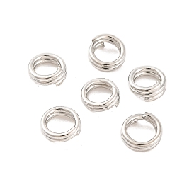 Iron Split Rings, Double Loops Jump Rings, Cadmium Free & Nickel Free & Lead Free