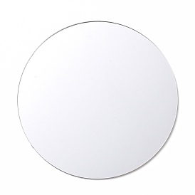 Miroir plat rond en pvc, pour plier les moules de couverture de miroir compact