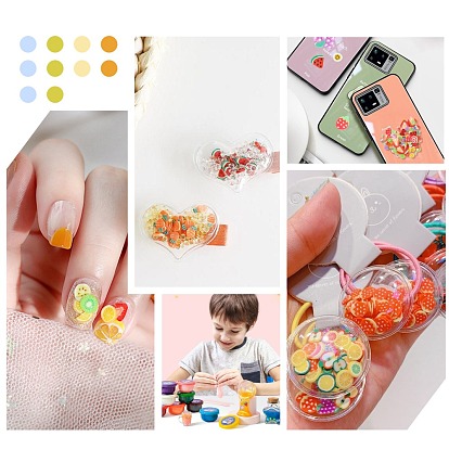 Handmade Polymer Clay Cabochons & Sprinkle Beads