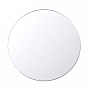 PVC Flat Round Shape Mirror, for Folding Compact Mirror Cover Molds