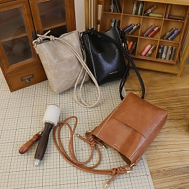 DIY Imitation Leather Bucket Bag Crossbody Bag Making Kits