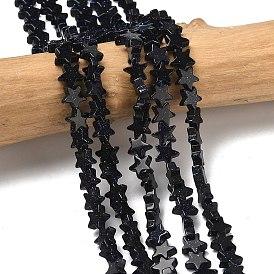 Синтетический синий авантюрин бисер нитей, звезда