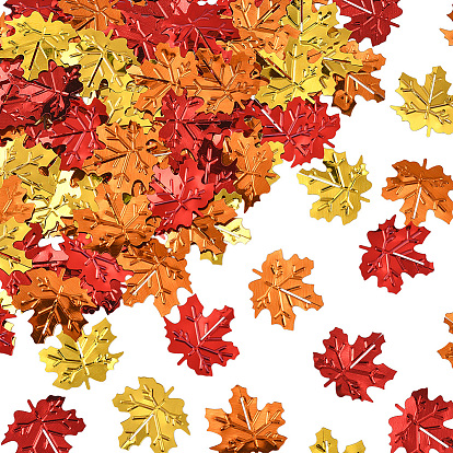 4 пакеты пластиковые конфетти, кленового листа, для празднования Дня благодарения