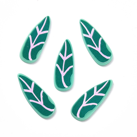 Cabochons acryliques, feuille