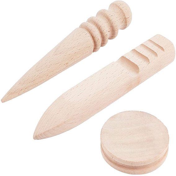 Круглая плоская ручка для шлифовки кожи, полировщик края полировщика кожи