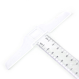 Plastic Transparent Academic T-Ruler, Measuring Tool, for School & Educational Supplies