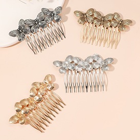 Peines de aleación, accesorios para el cabello para mujeres niñas, mariposa