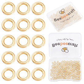 200Pcs 304 Stainless Steel Round Rings, Soldered Jump Rings, Closed Jump Rings