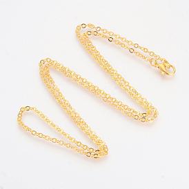Brass Cable Chains Necklaces