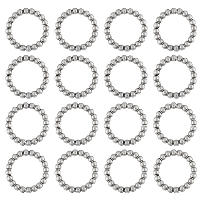 304 acier inoxydable reliant bagues, accessoires pendentifs, Forme de l'anneau