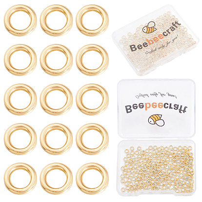 200Pcs 304 Stainless Steel Round Rings, Soldered Jump Rings, Closed Jump Rings