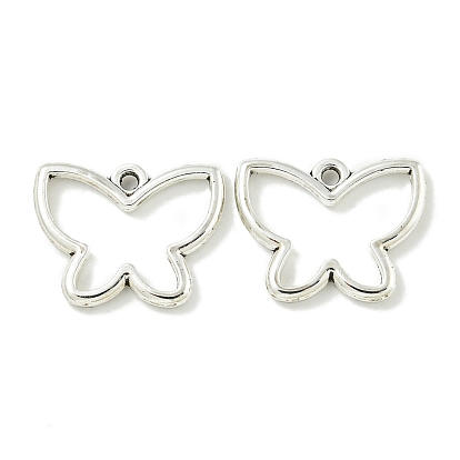 Сплавочные подвески тибетского стиля, без свинца и без кадмия, бабочки прелести