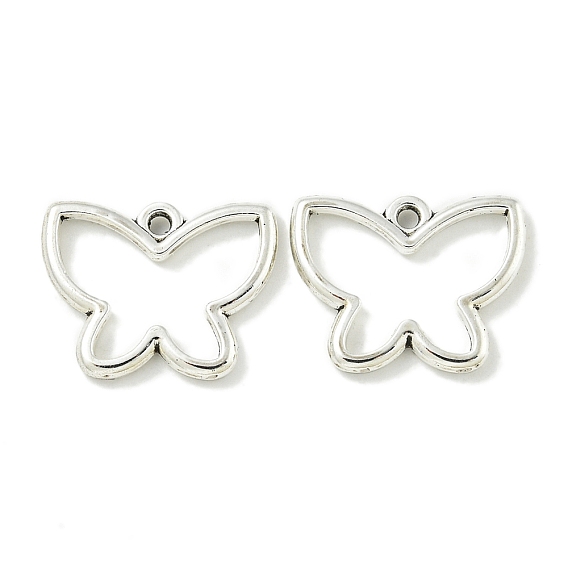 Сплавочные подвески тибетского стиля, без свинца и без кадмия, бабочки прелести